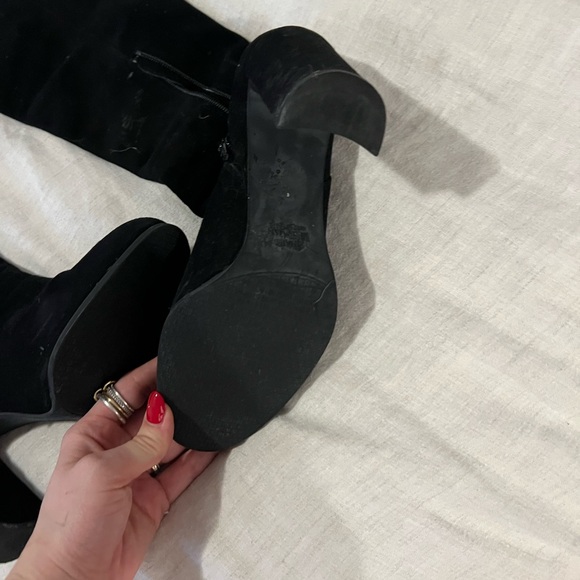 Stuart Weitzman Black Over the Knee Boots - Picture 4 of 10